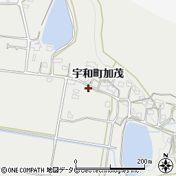 愛媛県西予市宇和町加茂442周辺の地図