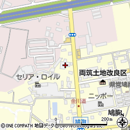 福岡県朝倉市小田1270-1周辺の地図