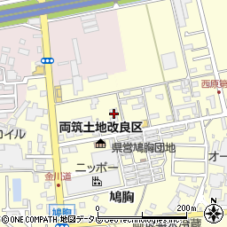 福岡県朝倉市小田1250周辺の地図