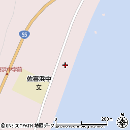 高知県室戸市佐喜浜町3824-25周辺の地図