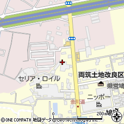 福岡県朝倉市小田1268周辺の地図