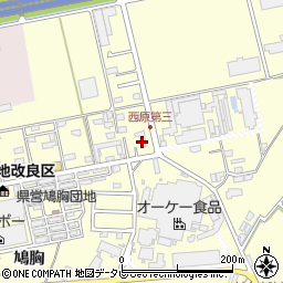 福岡県朝倉市小田1222周辺の地図