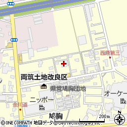福岡県朝倉市小田1248周辺の地図