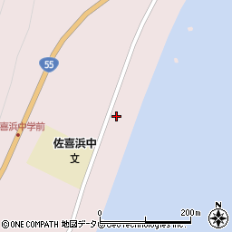 高知県室戸市佐喜浜町3824-19周辺の地図