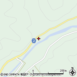 愛媛県西予市城川町窪野1233周辺の地図
