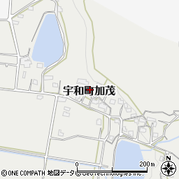 愛媛県西予市宇和町加茂758周辺の地図