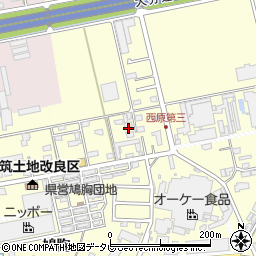 福岡県朝倉市小田1229-4周辺の地図