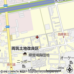 福岡県朝倉市小田1284周辺の地図