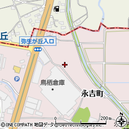 佐賀県鳥栖市永吉町周辺の地図