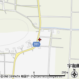 愛媛県西予市宇和町杢所194周辺の地図