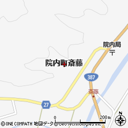 〒872-0341 大分県宇佐市院内町斎藤の地図