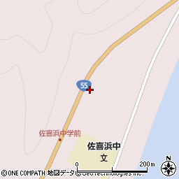 高知県室戸市佐喜浜町3852周辺の地図