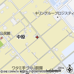 福岡県朝倉市中原251周辺の地図