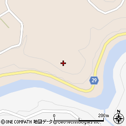 愛媛県西予市野村町鎌田1158周辺の地図