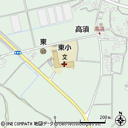 杵築市立東小学校周辺の地図