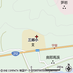 中津市立三郷小学校周辺の地図