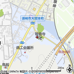 高知県須崎市大間西町周辺の地図