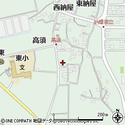 大分県杵築市片野高須1166-1周辺の地図