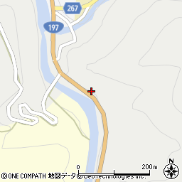 愛媛県西予市城川町嘉喜尾1359周辺の地図