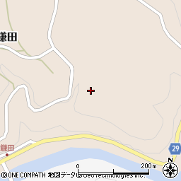 愛媛県西予市野村町鎌田1135周辺の地図