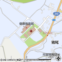 杵築市役所　健康福祉センター周辺の地図