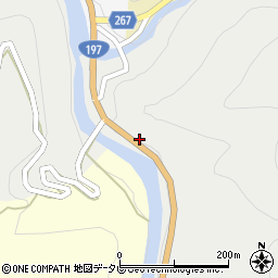愛媛県西予市城川町嘉喜尾1357周辺の地図
