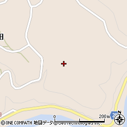 愛媛県西予市野村町鎌田1180-1周辺の地図