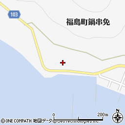 長崎県松浦市福島町鍋串免117-23周辺の地図