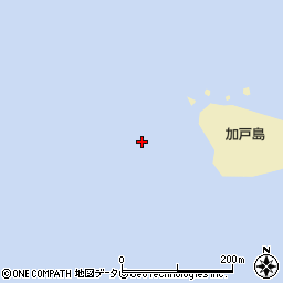 加戸島周辺の地図