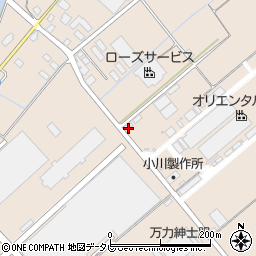稲尾産業株式会社大刀洗機材センター周辺の地図