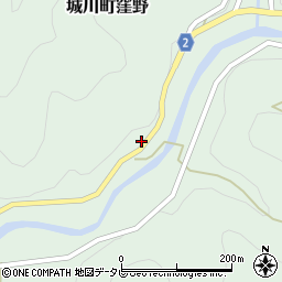 愛媛県西予市城川町窪野2002周辺の地図