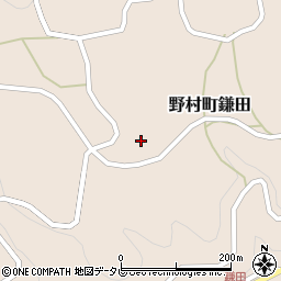 愛媛県西予市野村町鎌田675周辺の地図