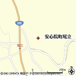 大分県宇佐市安心院町尾立739周辺の地図