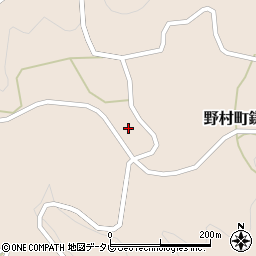 愛媛県西予市野村町鎌田610-2周辺の地図