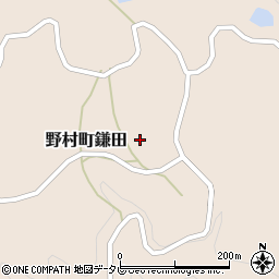 愛媛県西予市野村町鎌田785周辺の地図