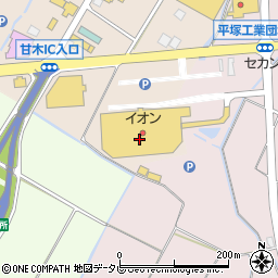 イオン甘木店周辺の地図