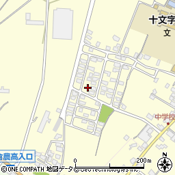 福岡県朝倉市三奈木周辺の地図
