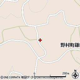愛媛県西予市野村町鎌田641周辺の地図