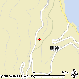 愛媛県西宇和郡伊方町明神239周辺の地図