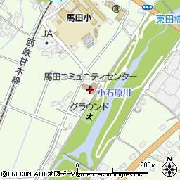 馬田コミュニティセンター周辺の地図