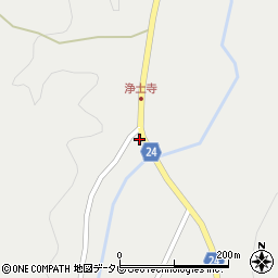 大分県杵築市山香町大字久木野尾2851周辺の地図