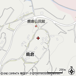 大分県杵築市相原（鹿倉）周辺の地図