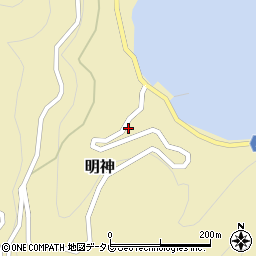 愛媛県西宇和郡伊方町明神52周辺の地図