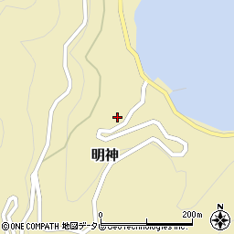 愛媛県西宇和郡伊方町明神109周辺の地図
