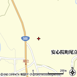 大分県宇佐市安心院町尾立664周辺の地図