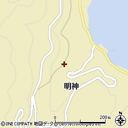 愛媛県西宇和郡伊方町明神140周辺の地図