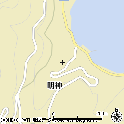 愛媛県西宇和郡伊方町明神85周辺の地図