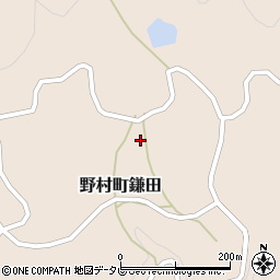 愛媛県西予市野村町鎌田810周辺の地図