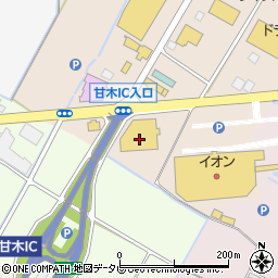 福岡県朝倉市甘木390-1周辺の地図