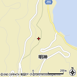 愛媛県西宇和郡伊方町明神123周辺の地図